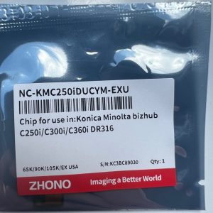 MINDR316CMYCHIP MINOLTA DR316K DRUM RESET CHIP COLOUR