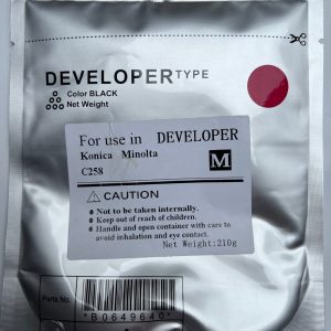 c258 magenta dev MINOLTA DEVELOPER MAGENTA - C258 C308 C368 -C658
