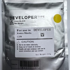 dv512 yell dev MINOLTA DEVELOPER YELLOW - C258 C308 C368 -C658